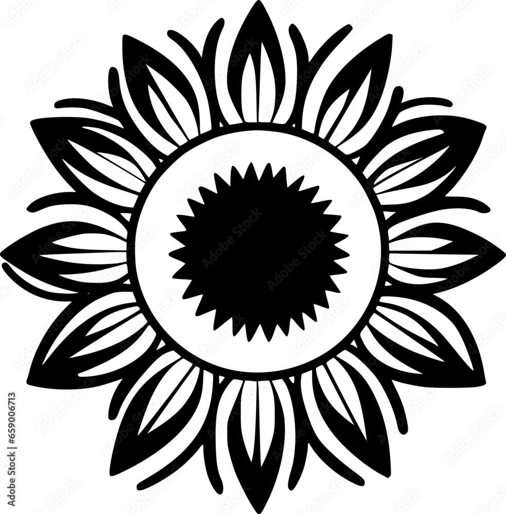 Sunflower - High Quality Vector Logo - Vector illustration ideal for T-shirt graphic Sunflower - High Quality Vector Logo - Vector illustration ideal for T-shirt graphic