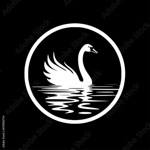 Swan - High Quality Vector Logo - Vector illustration ideal for T-shirt graphic