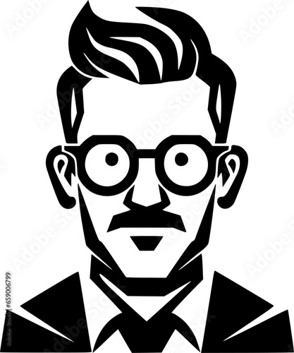 Teacher - High Quality Vector Logo - Vector illustration ideal for T-shirt graphic