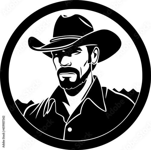 Western - High Quality Vector Logo - Vector illustration ideal for T-shirt graphic