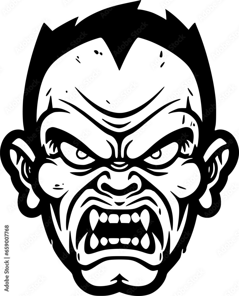 Zombie - High Quality Vector Logo - Vector illustration ideal for T-shirt graphic