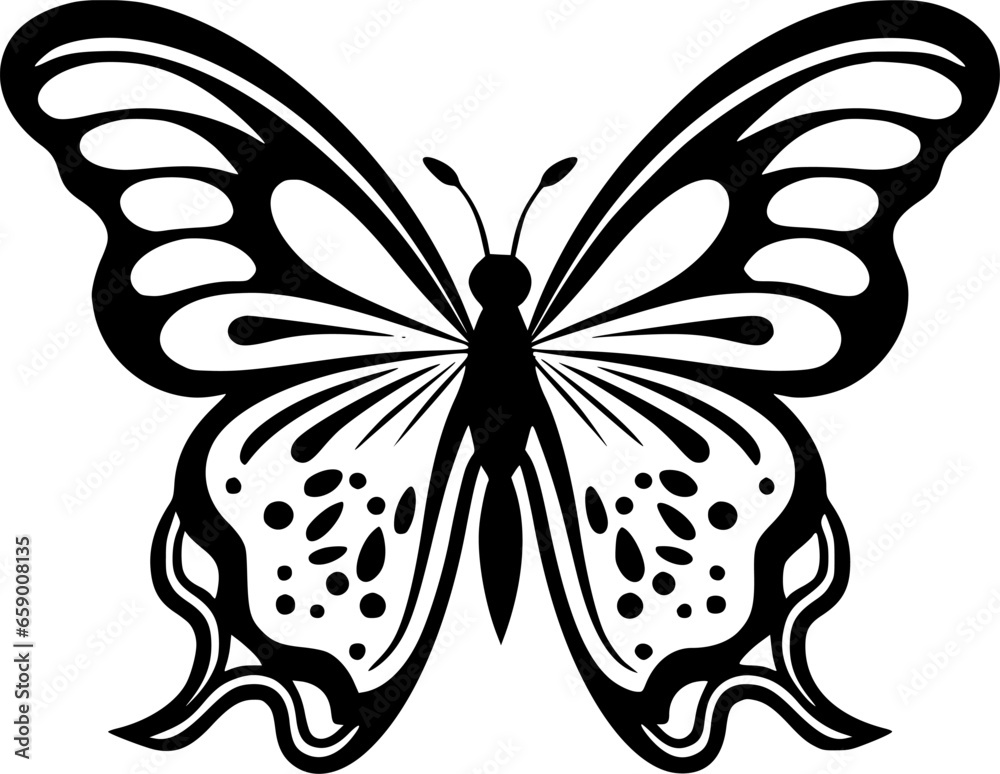 Butterfly - High Quality Vector Logo - Vector illustration ideal for T-shirt graphic Butterfly - High Quality Vector Logo - Vector illustration ideal for T-shirt graphic