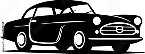 Car - Minimalist and Flat Logo - Vector illustration