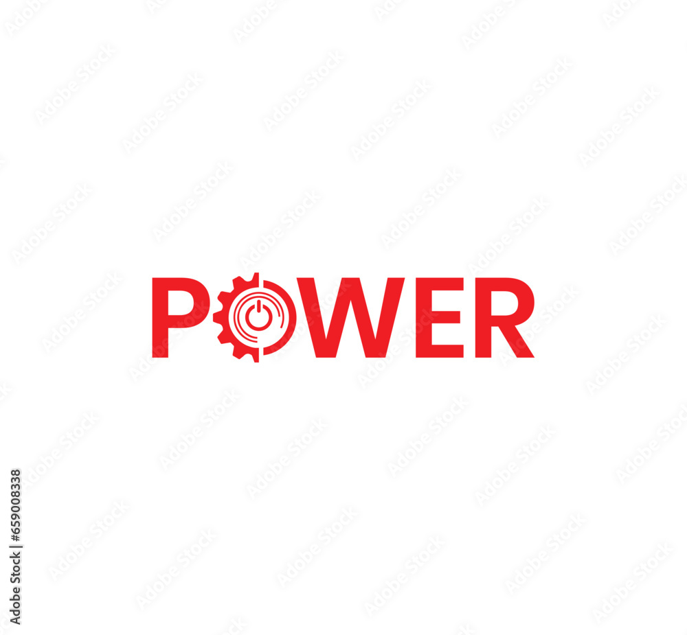 power tech logo design