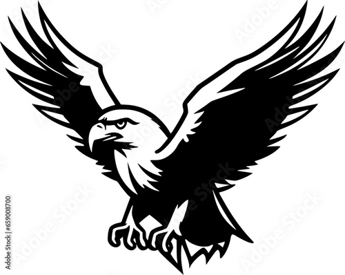Eagle - High Quality Vector Logo - Vector illustration ideal for T-shirt graphic © CreativeOasis