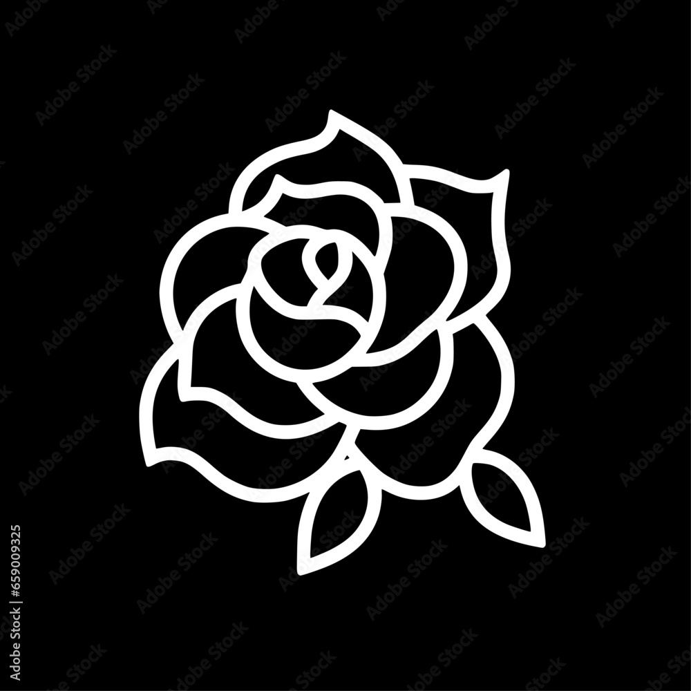 Flower | Minimalist and Simple Silhouette - Vector illustration Flower | Minimalist and Simple Silhouette - Vector illustration