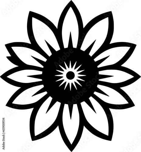 Flower - High Quality Vector Logo - Vector illustration ideal for T-shirt graphic