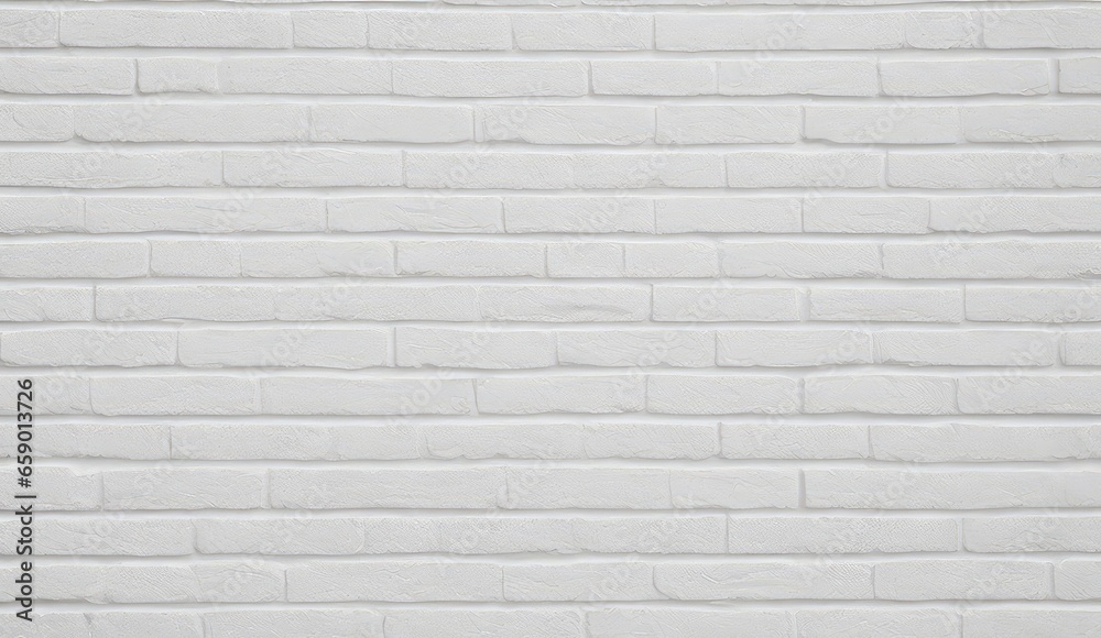 White brick wall texture and background, copy space White brick wall texture and background, copy space