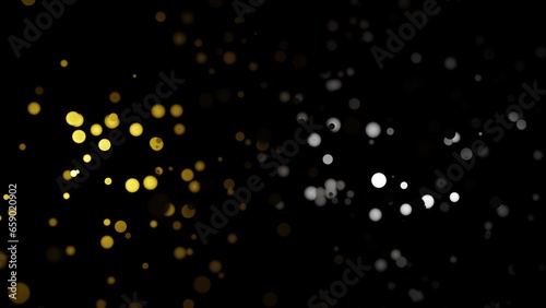 gold and sliver bokeh abstract background