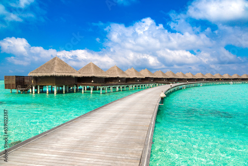 Water Villas  Bungalows  in the Maldives