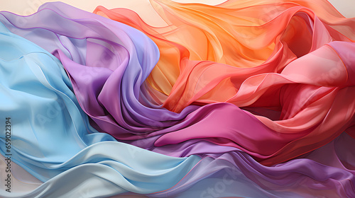 Abstract background in pastel colors, multicolored fabrics, wallpaper background, desktop, web pages