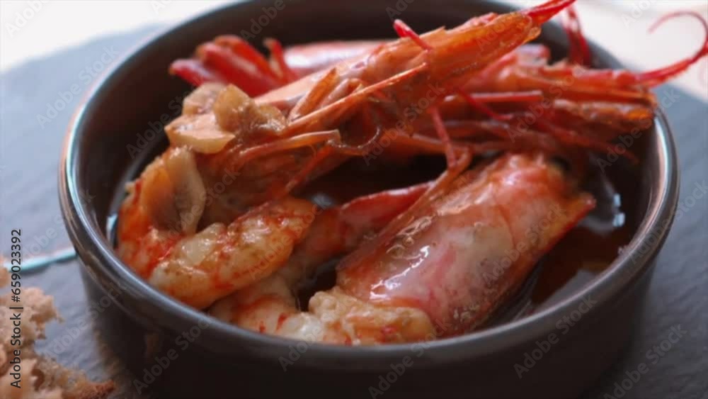 Zoom In On The Oil Drizzling Over Spanish Garlic Chilli Prawn Ajillo
Zoom In On The Oil Drizzling Over Spanish Garlic Chilli Prawn Ajillo
