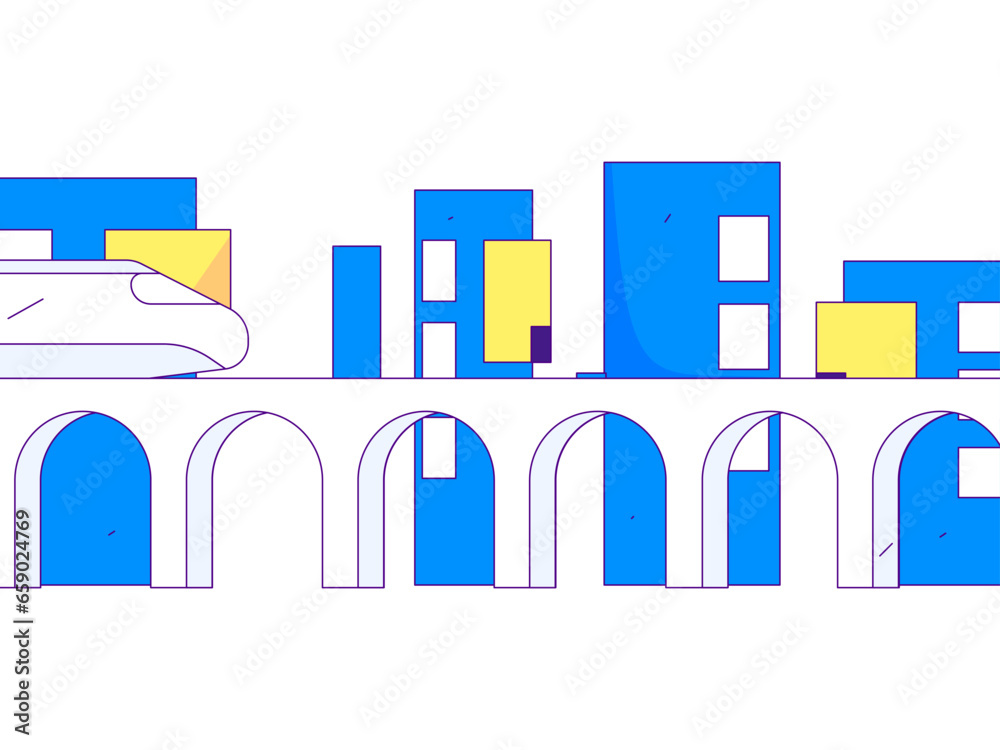 House building vector concept operation hand drawn illustration