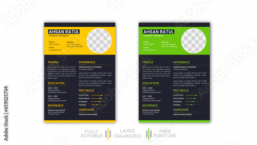 modern resume template 2024