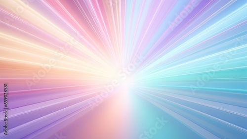 Infinite Pastel Tunnel of Light