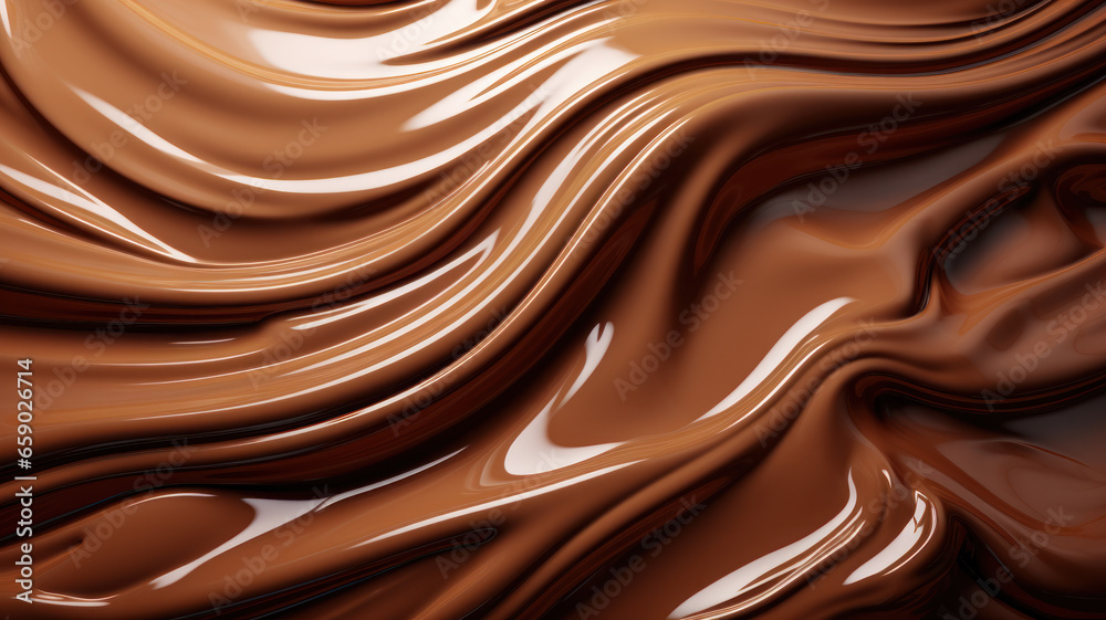 Liquid Chocolate Background Liquid Chocolate Background