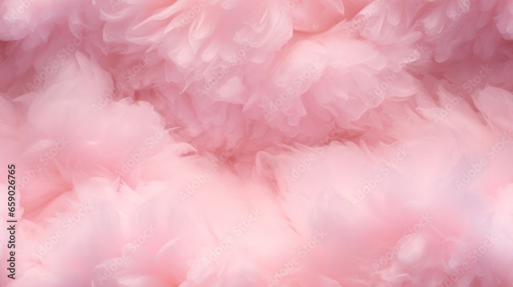 Seamless Pink Cotton Candy Texture