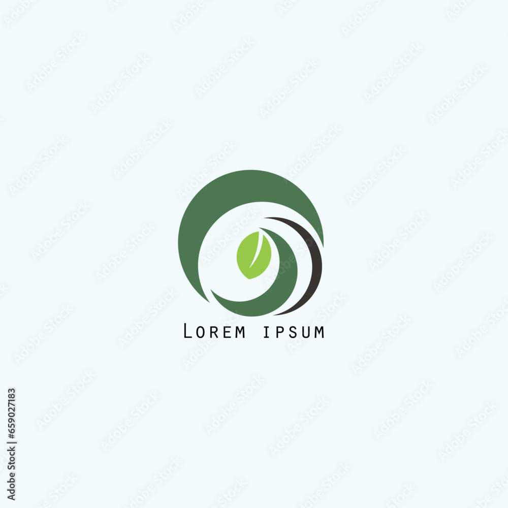vector illustration of plant logo
