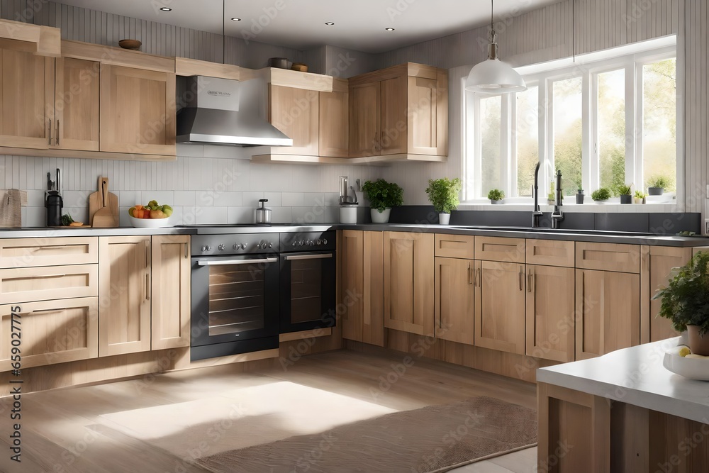 Fototapeta premium The contemporary kitchen experience.