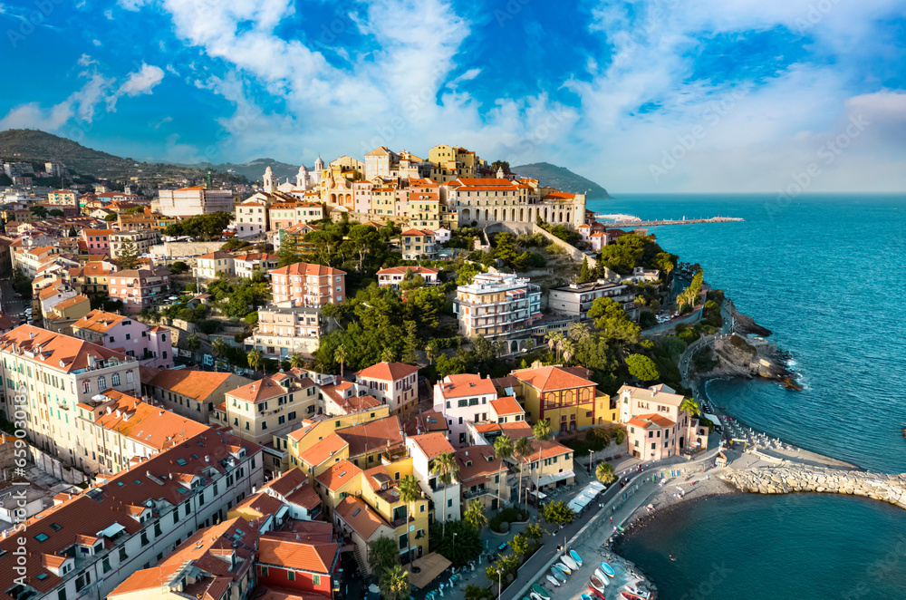 Porto Maurizio on the Italian Riviera, Liguria, Italy