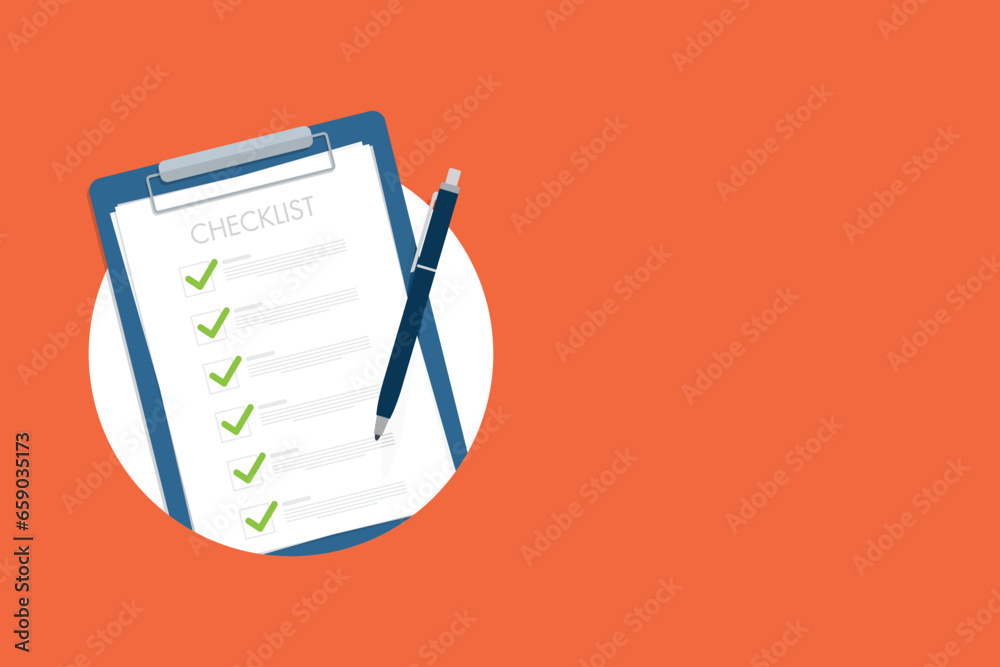 Check list document, paper check list and to do list with checkboxes, concept of survey, online quiz, completed things or done test, feedback. Check list document, paper check list and to do list with checkboxes, concept of survey, online quiz, completed things or done test, feedback.