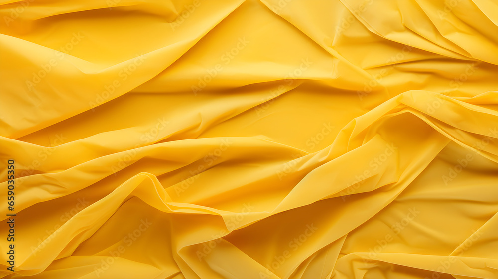 Yellow crumpled paper texture background Yellow crumpled paper texture background