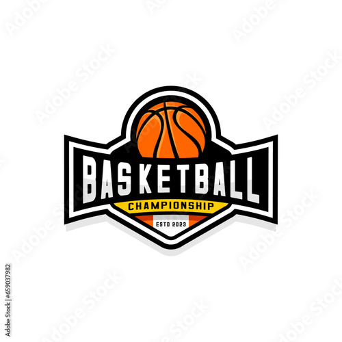 vector logo for basketball sports club © SaljulQutub