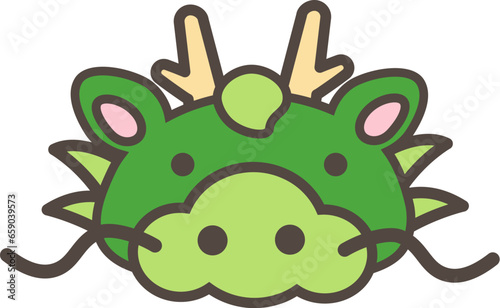 龍のかわいい帽子