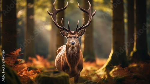 Deer in the forest © savvalinka