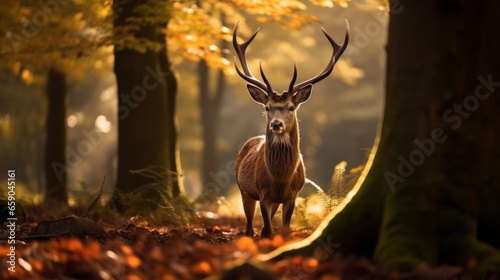 Deer in the forest © savvalinka