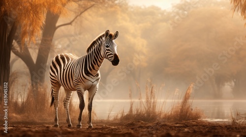 Zebra in the wild