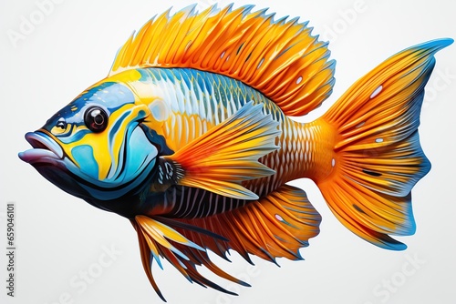illustration of a fish © Man888