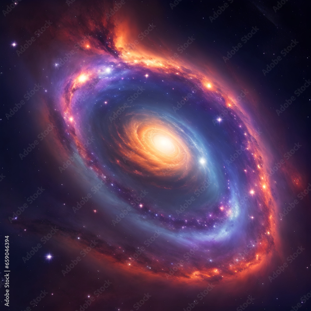 Fototapeta premium space galaxy background