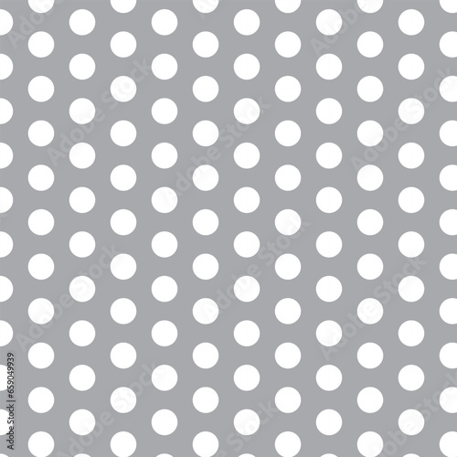 simple abstract white color polka dot pattern on grey color background