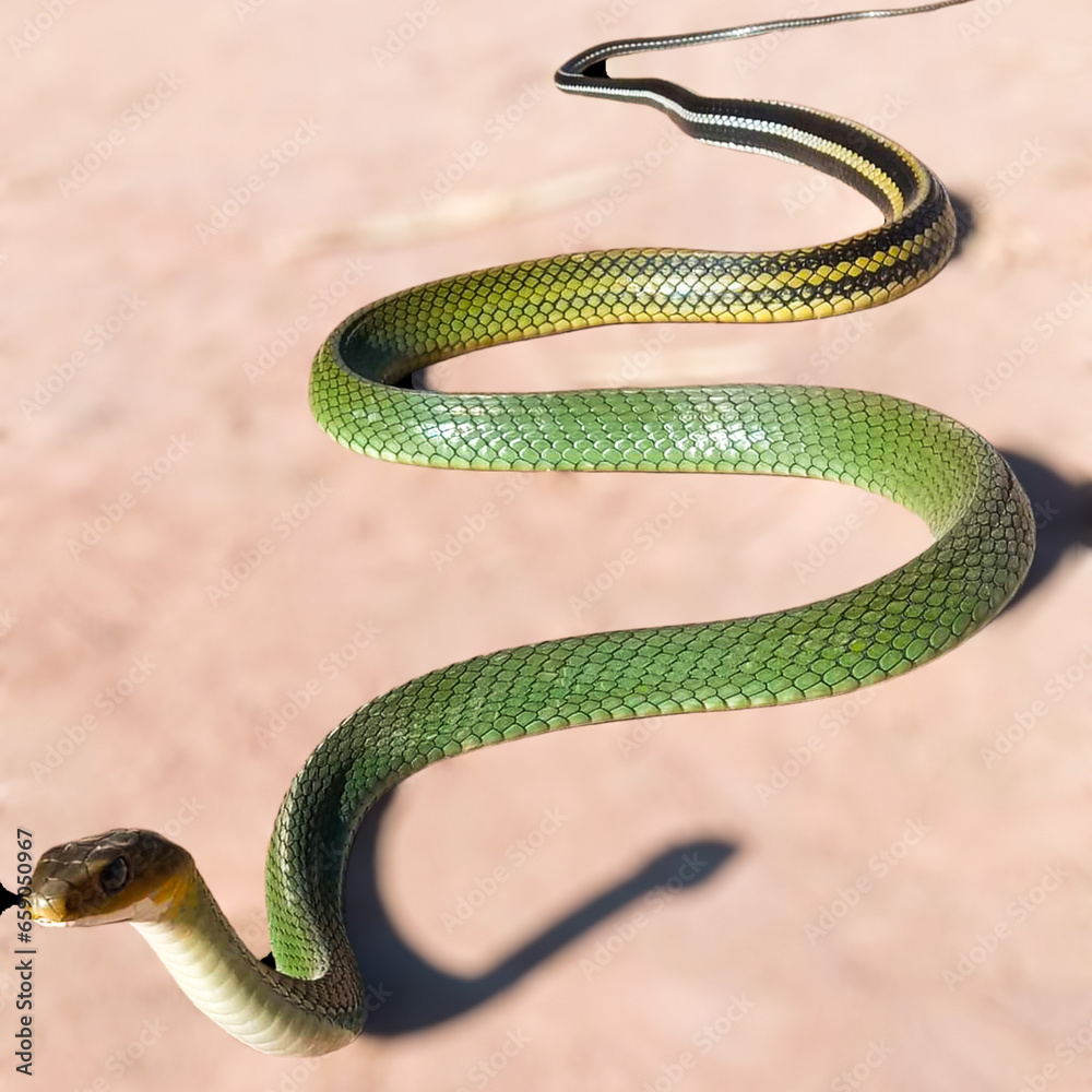 Fototapeta premium snake in the grass