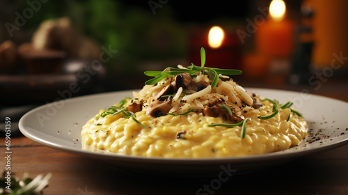 Risotto with mushrooms