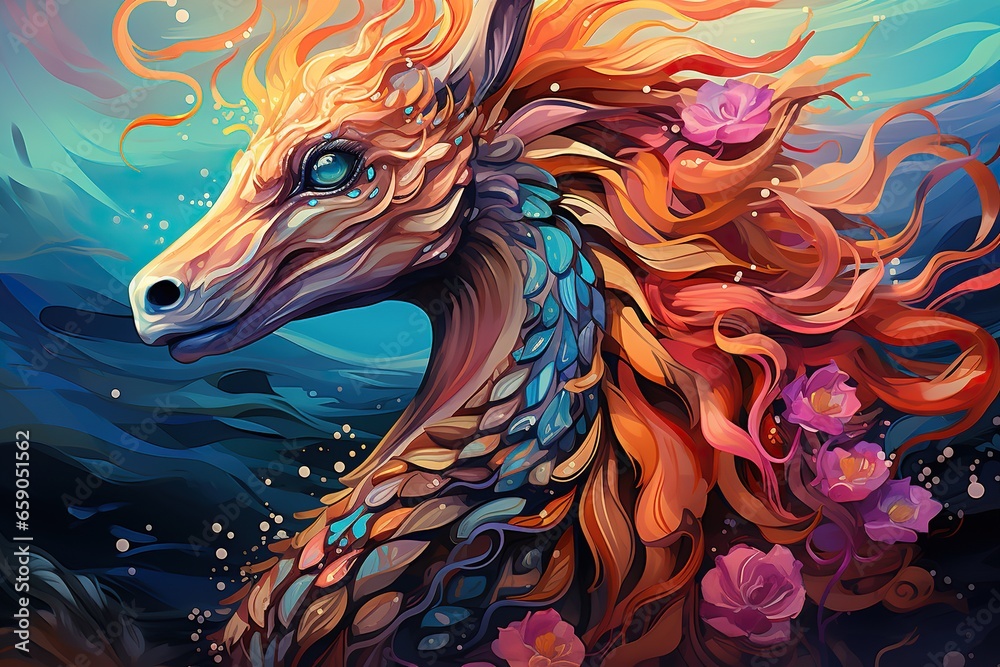 Psychedelic Seahorse