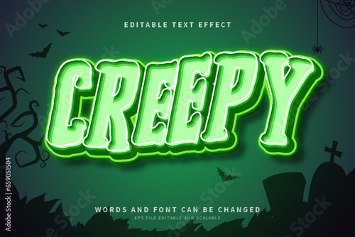 Creepy Text Effect