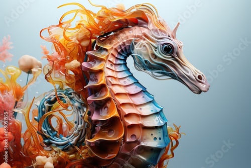 Psychedelic Seahorse © Man888