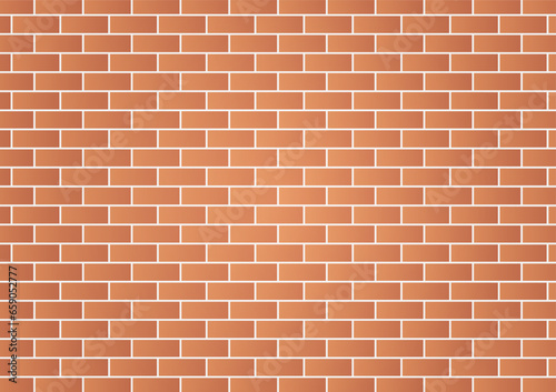 Brick wall Pattern Texture Background. Vector Illustration. 