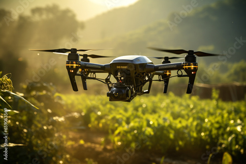 drone for agriculture spraying smart farming innovation © Koon