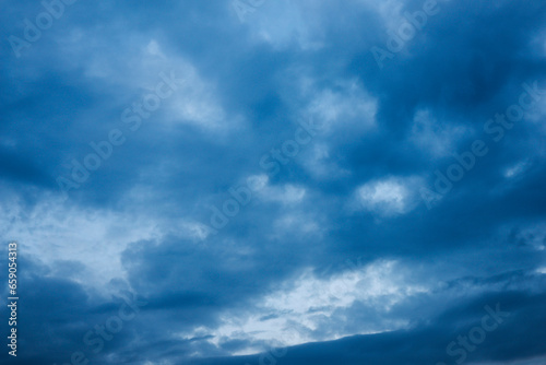 Majestic sky and cloud for background.