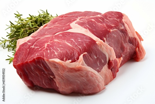 Boneless beef shoulder clod cutout, a succulent piece of premium meat photo