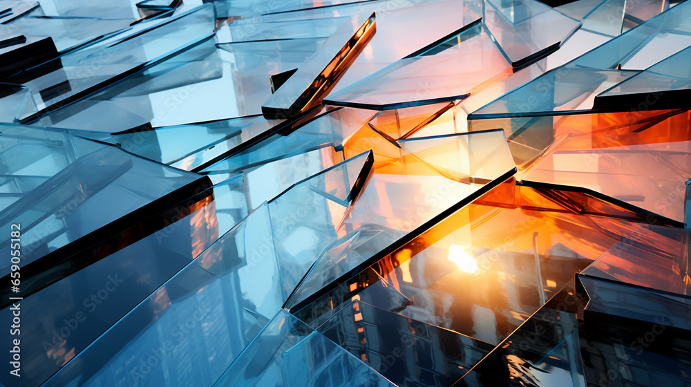 3D rendering of abstract geometric composition, digital artwork for creative graphic design. 3D rendering of abstract geometric composition, digital artwork for creative graphic design.