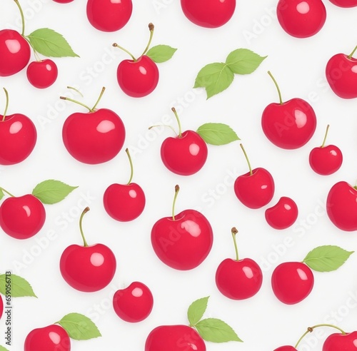 seamless cherry background