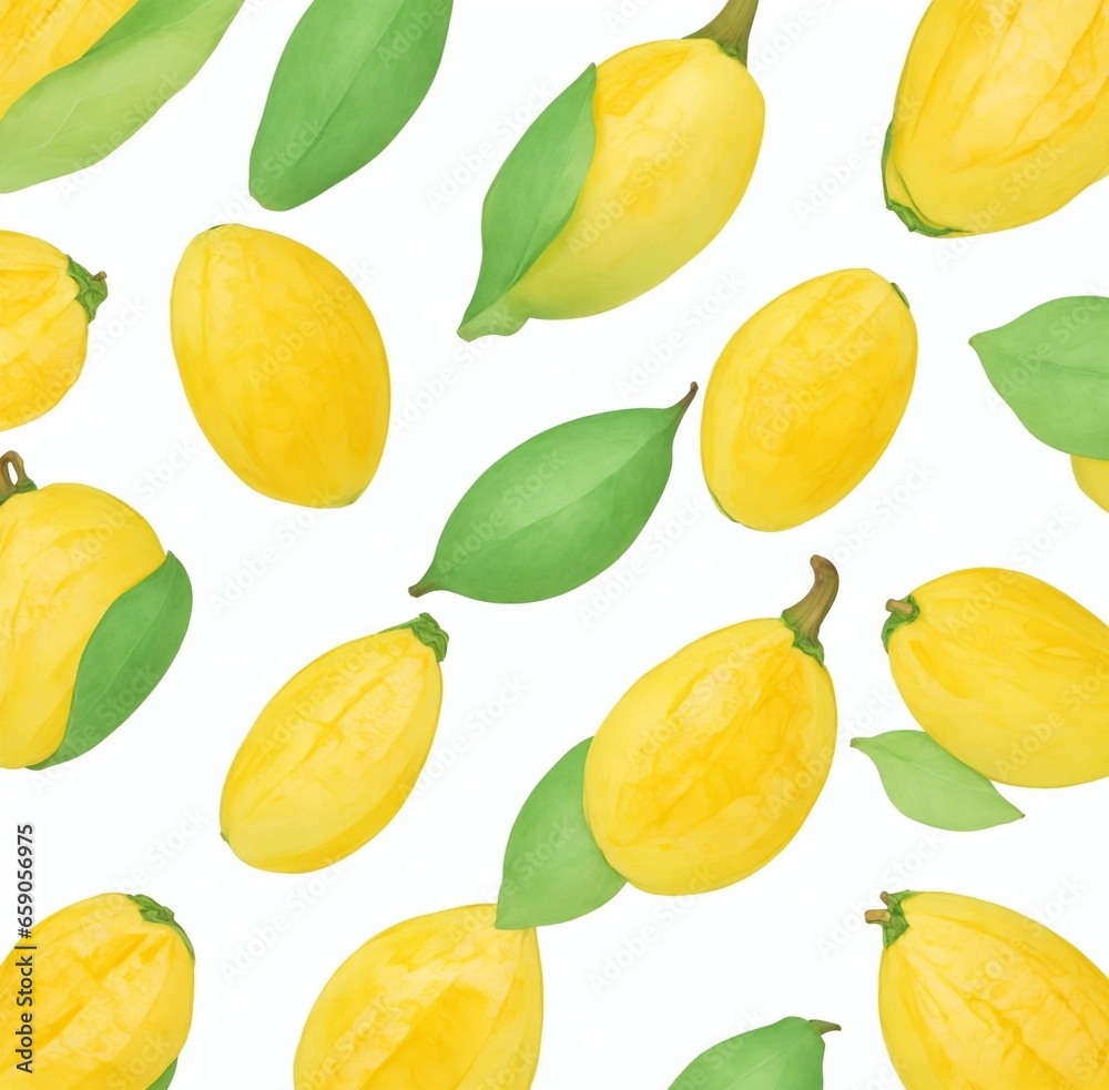 seamless pattern with lemon