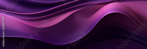 PURPLE ABSTRACT WALLPAPER BACKGROUND WITH WAVES AND SWIRLS. STYLISH DESIGN, HORIZONTAL IMAGE. image created by legal AI