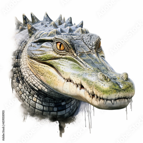Alligator portrait