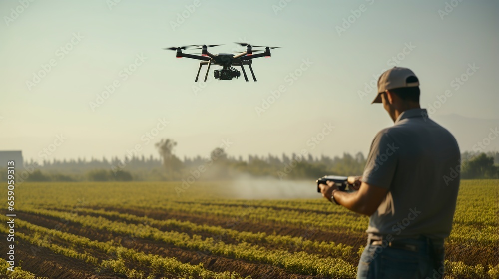 custom made wallpaper toronto digitalagricultural engineer piloting a drone to monitor in the field