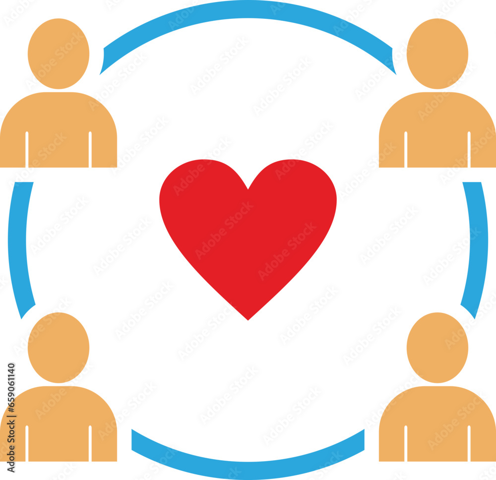 Solidarity symbol icon Solidarity symbol icon
